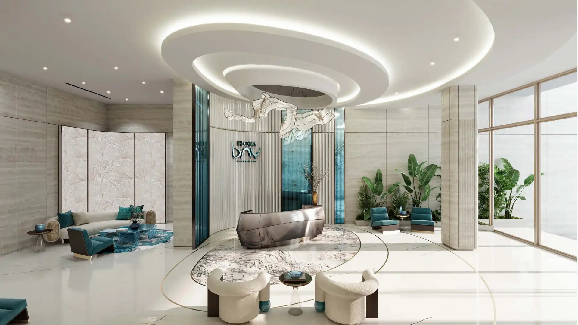 Flora Bay grand lobby