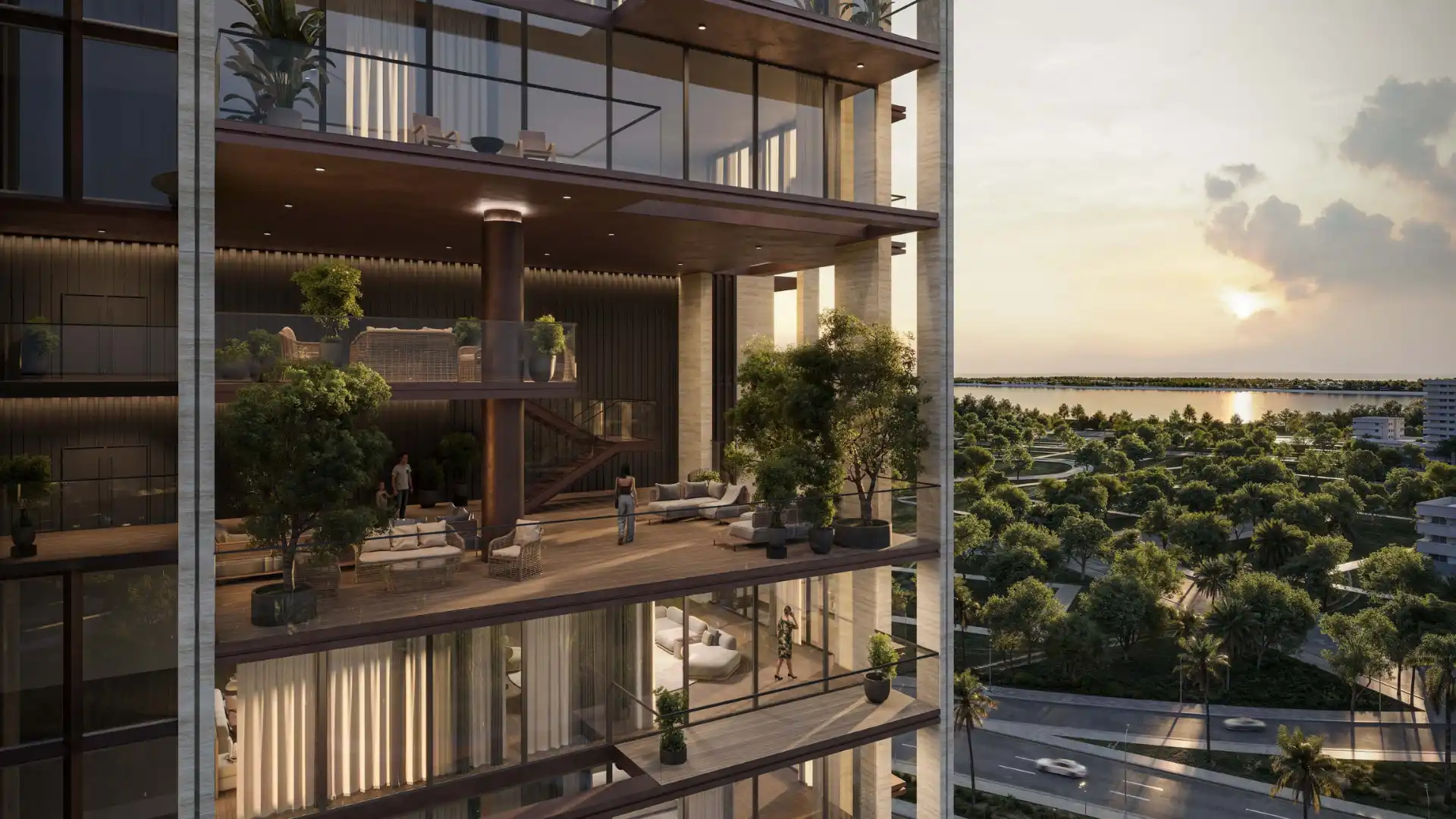 Waterfront Elevation