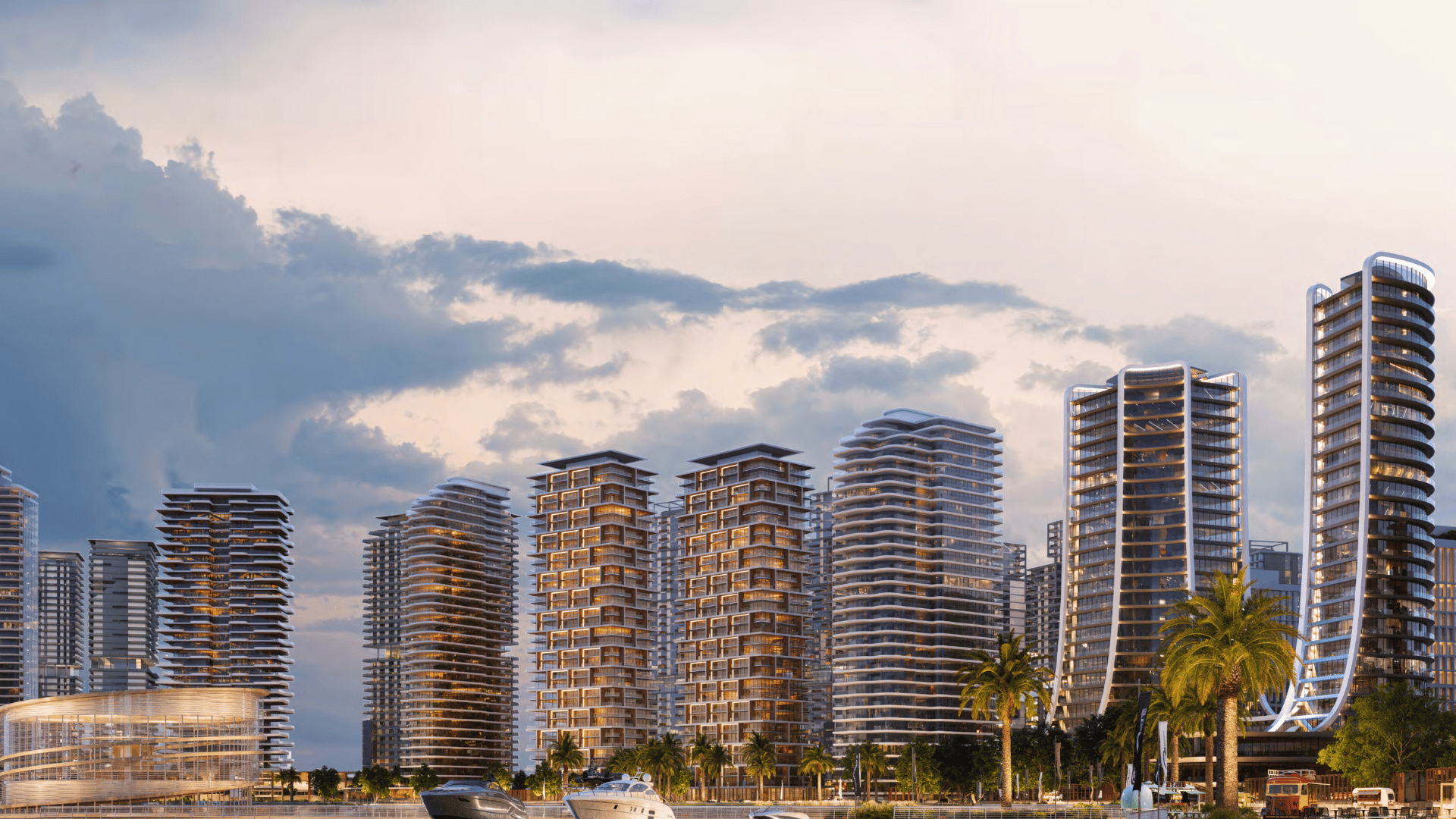 the edit meraas — luxury apartments Dubai Design District waterfront exterior view