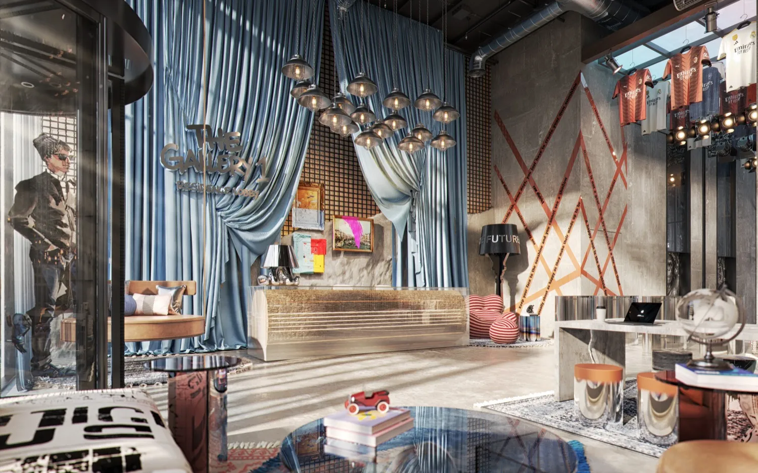 RAW District by Imtiaz Developments — amenity and lifestyle spaces Downtown Jebel Ali Dubai