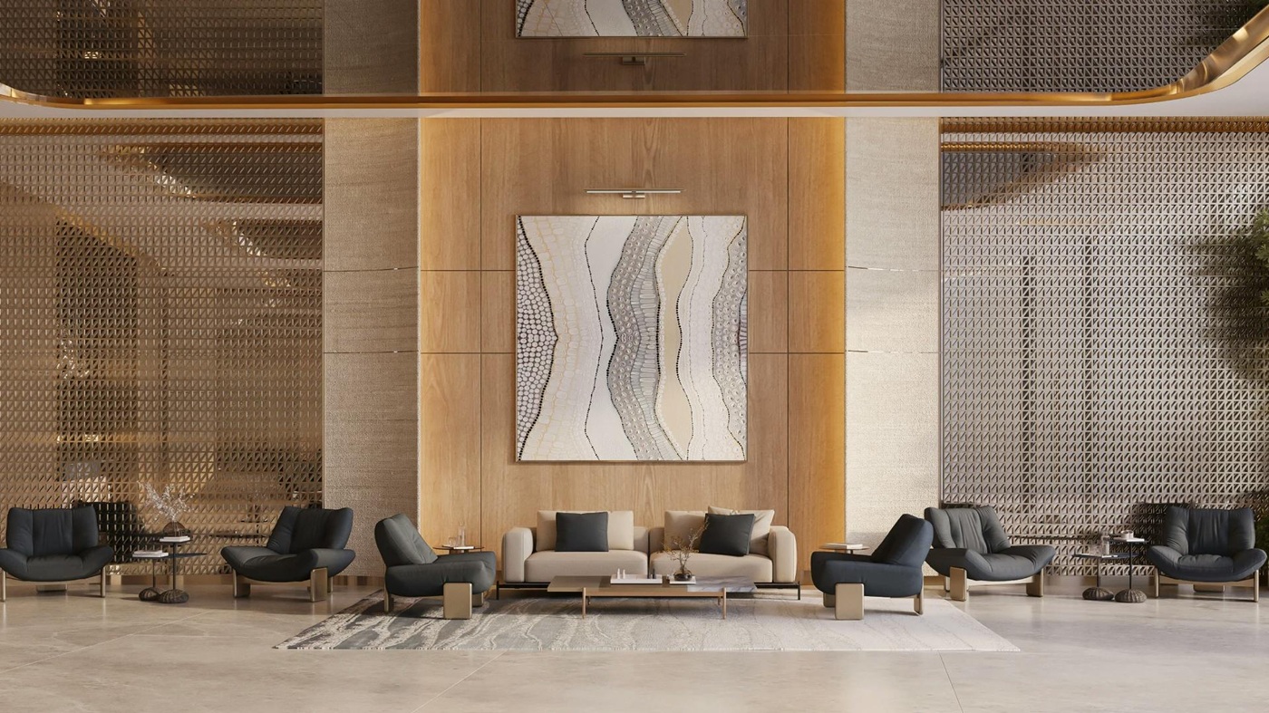 Binghatti Wraith — arrival lobby