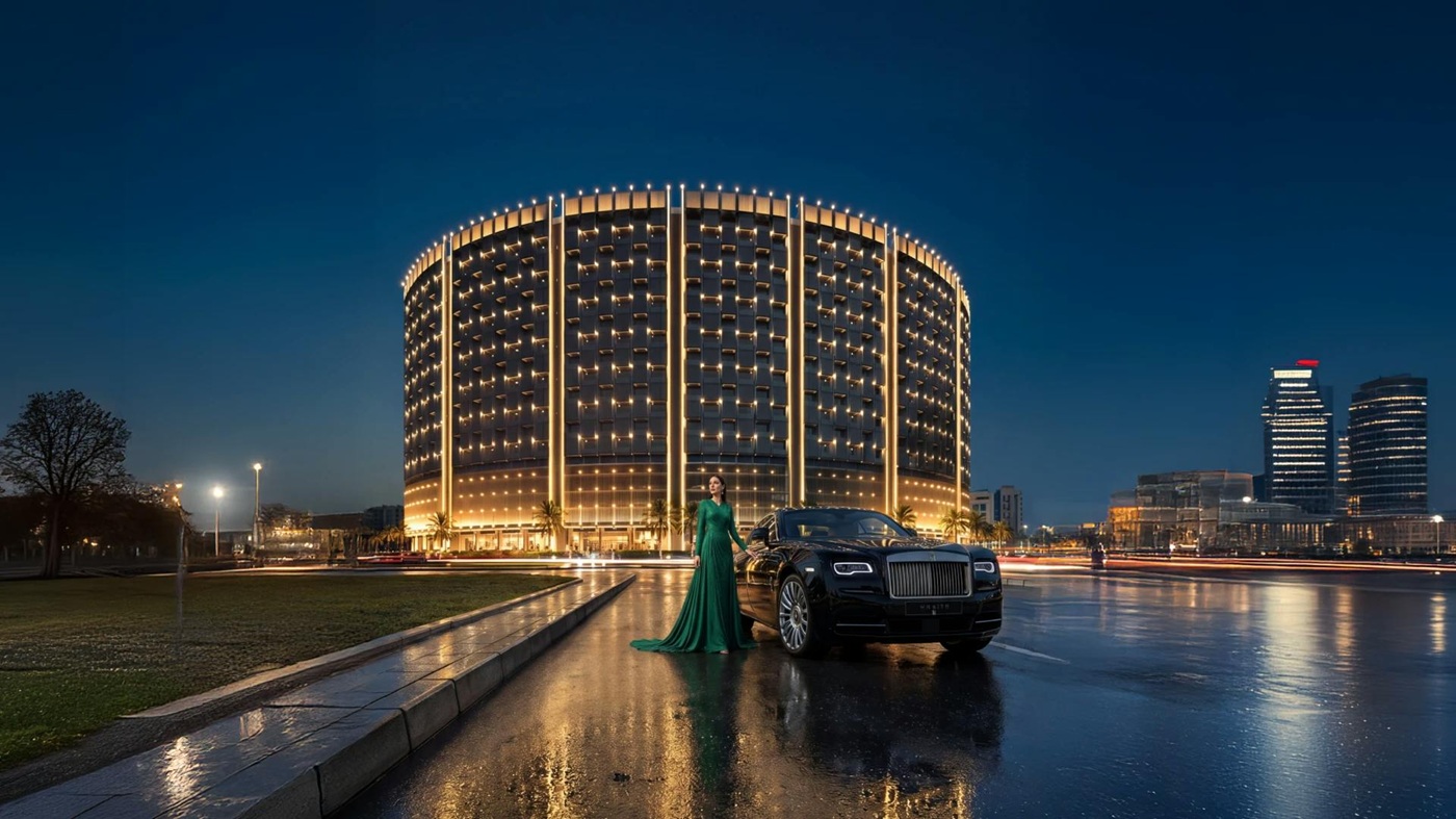 Binghatti Wraith Al Jaddaf Dubai — full exterior view of the tower
