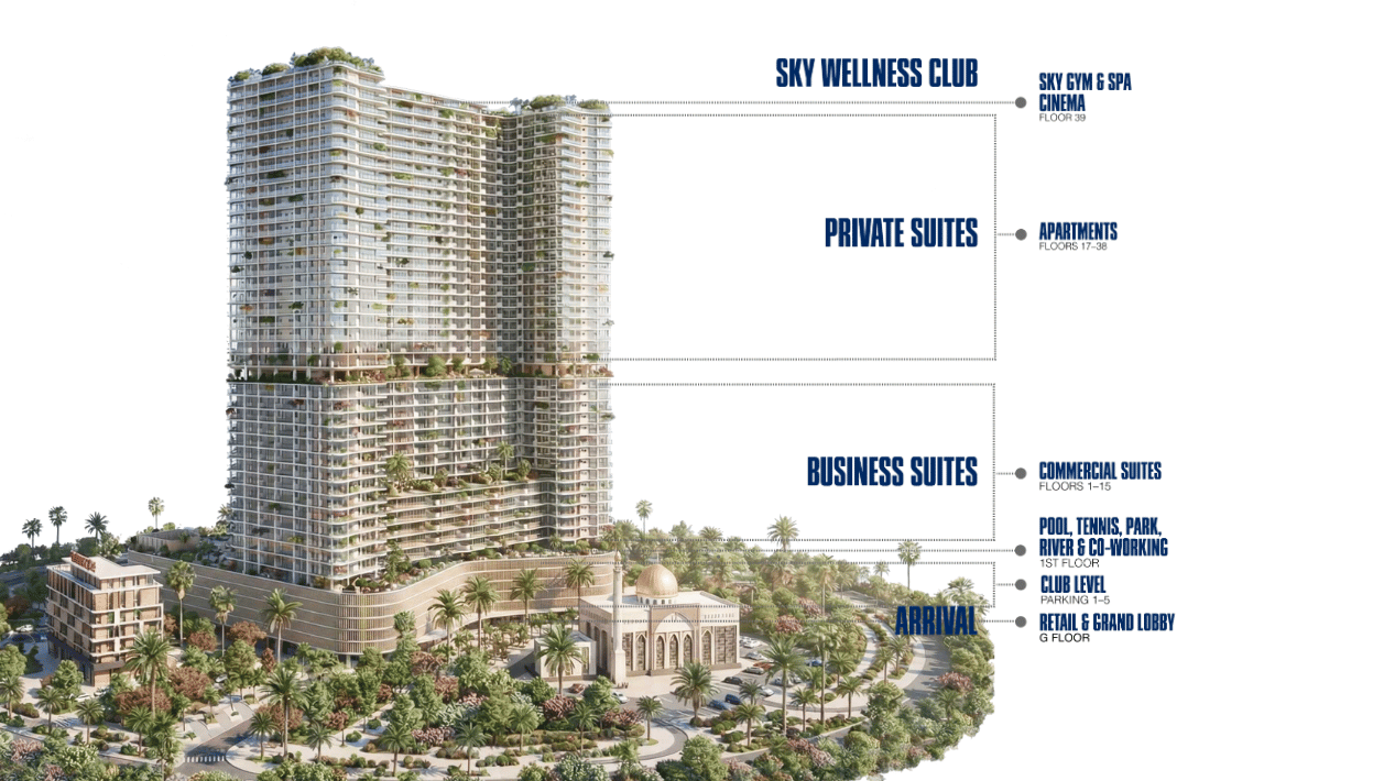 The WOW Tower — interior design and living spaces