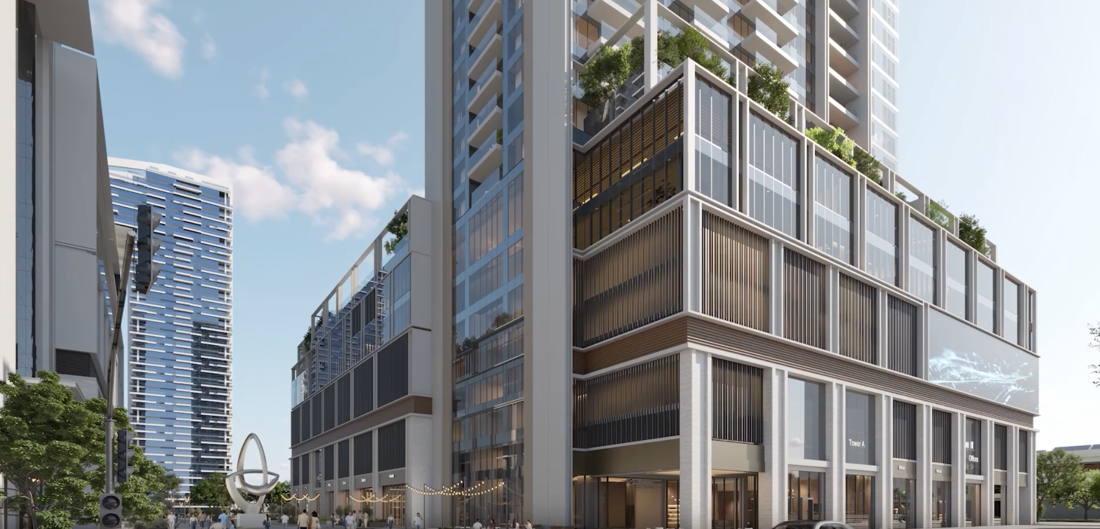 Avenue Park Towers by wasl — Wasl 1 Zabeel community design and Zabeel Park frontage